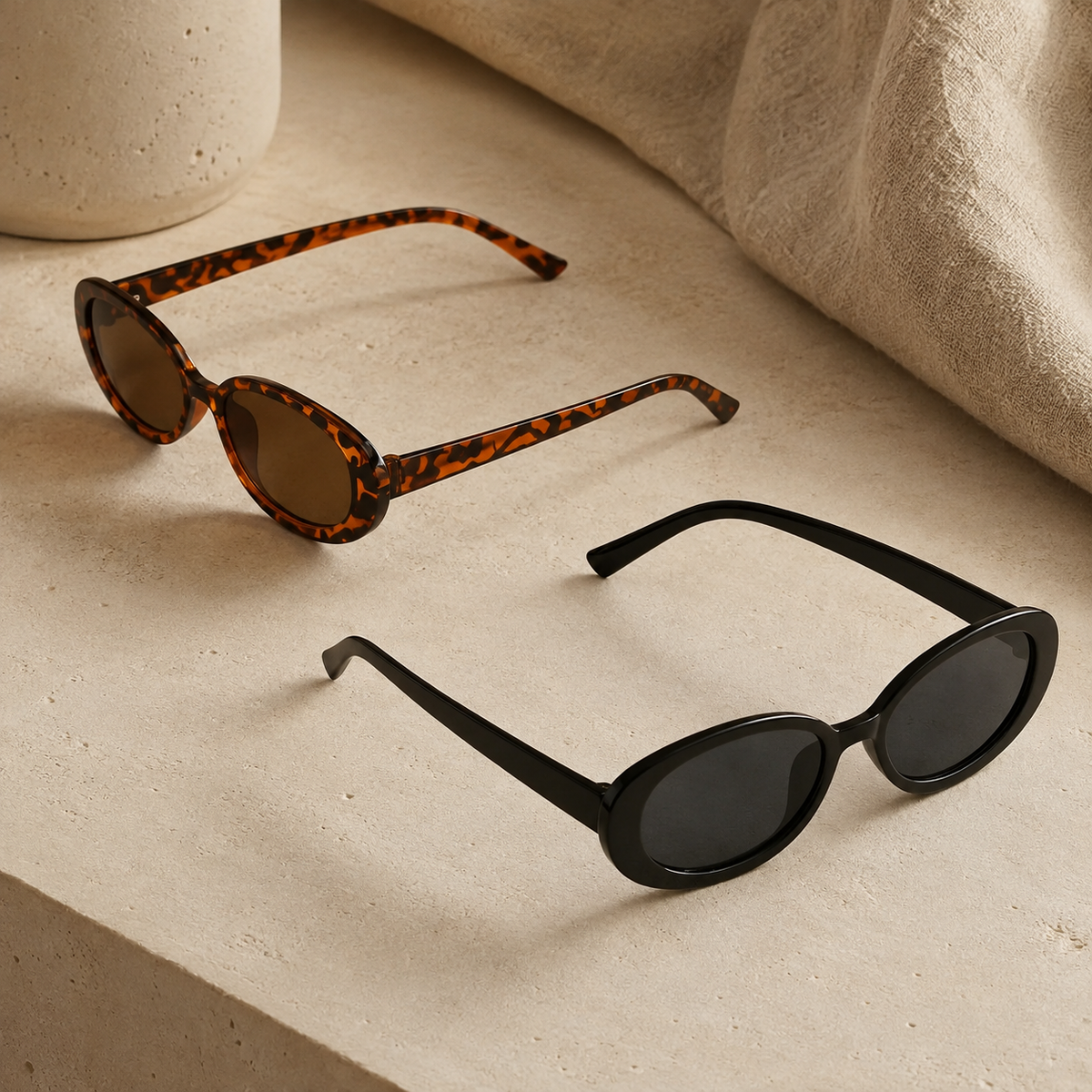 ÁMBAR | GAFAS DE SOL RETRO OVALADAS
