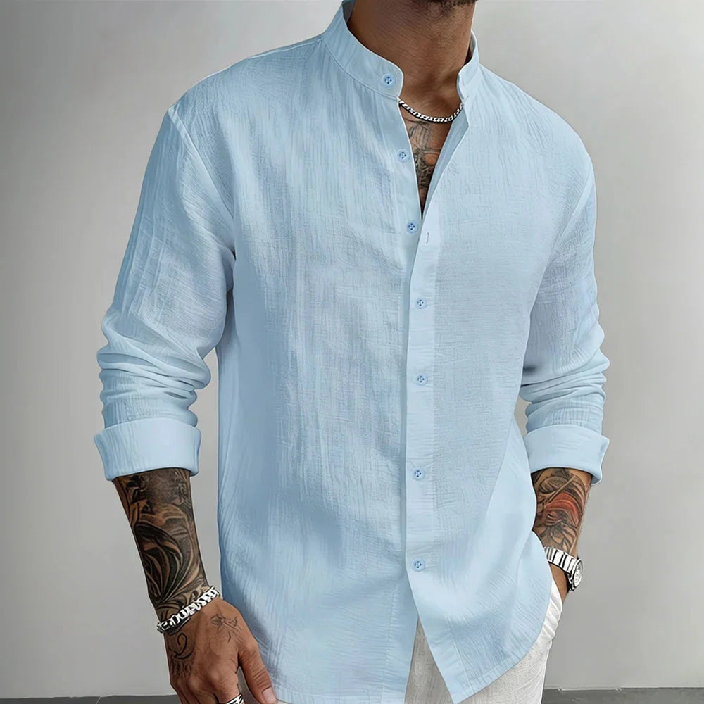 ALEX | CAMISA DE LINO CON BOTONES