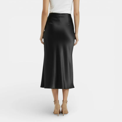 BEATRIZ | FALDA SATINADA MIDI