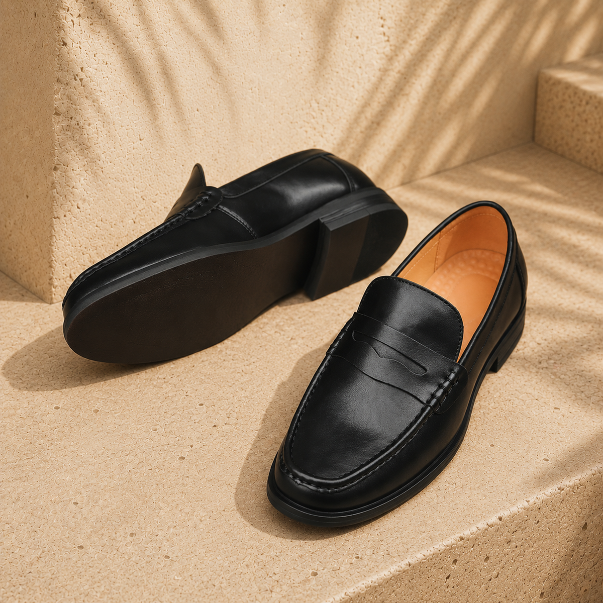 JOEL | MOCASINES INFORMALES DE PIEL SIN CORDONES