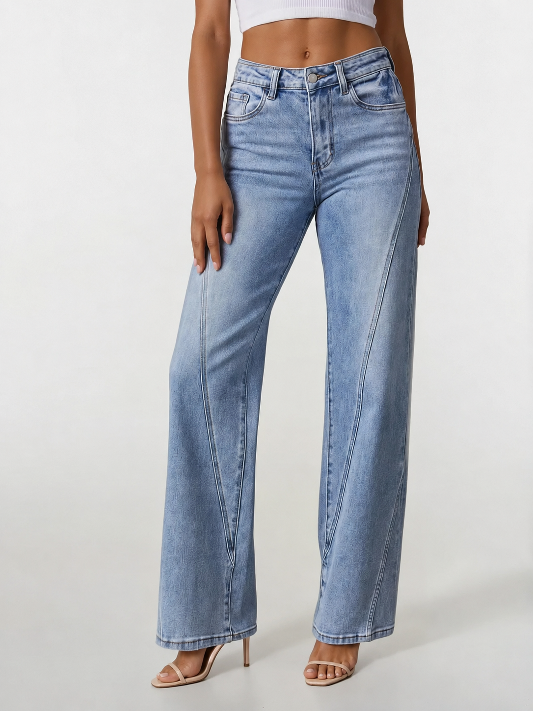 CARLA | PANTALÓN TALLE ALTO PIERNA ANCHA