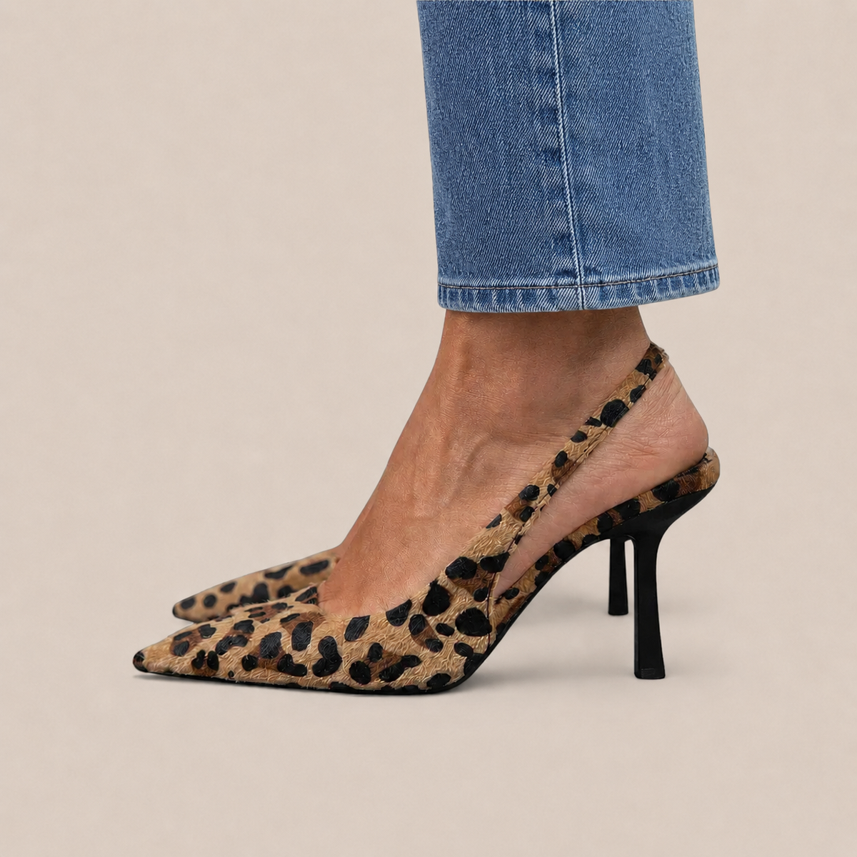 ZAPATO TACÓN ESTAMPADO | LEOPARDO