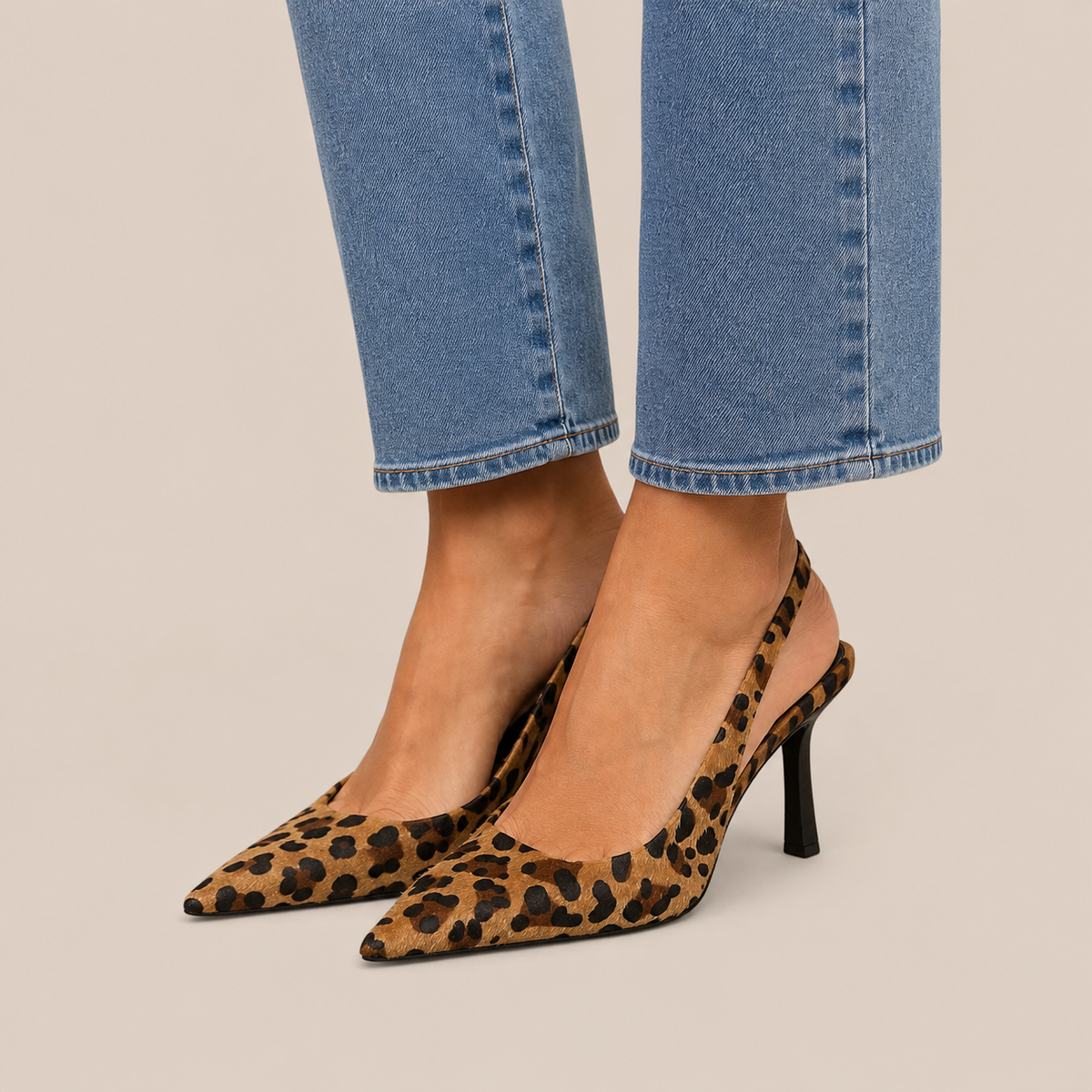 ZAPATO TACÓN ESTAMPADO | LEOPARDO
