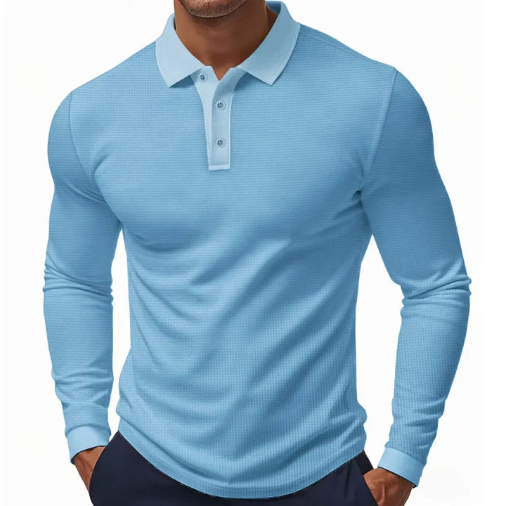 ÁLVARO | POLO LIGERO CON TEXTURA TIPO GOFRE PARA HOMBRE