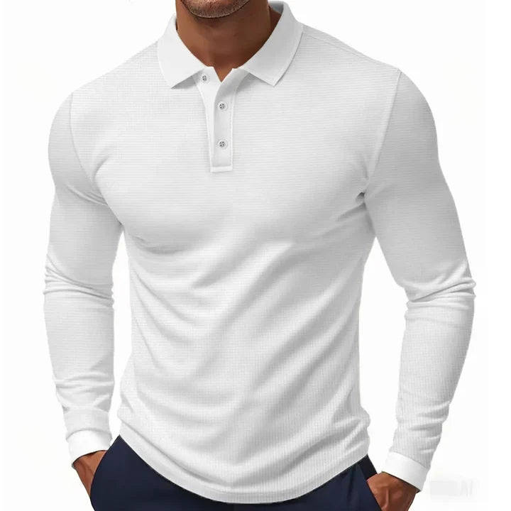 ÁLVARO | POLO LIGERO CON TEXTURA TIPO GOFRE PARA HOMBRE