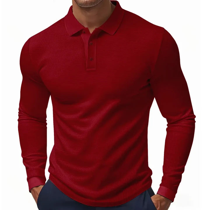 ÁLVARO | POLO LIGERO CON TEXTURA TIPO GOFRE PARA HOMBRE